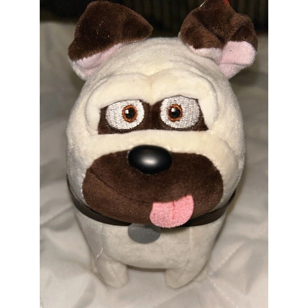 Ty Beanie Babies Mel Pug Dog Secret Life Of Pets 2016 Retired Plush Toy W/Tags